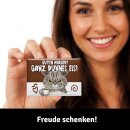 LANOLU – Kühlschrankmagnet – Katze Guten Morgen – 8 x 5,5 cm