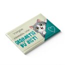 LANOLU – Kühlschrankmagnet – Katze Großartig – 8 x 5,5 cm