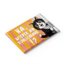 LANOLU – Kühlschrankmagnet – Katze Wieder am Kühlschrank – 8 x 5,5 cm