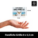 LANOLU – Kühlschrankmagnet – Möwe Guten Morgen – 8 x 5,5 cm
