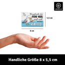 LANOLU – Kühlschrankmagnet – Möwe Früher Vogel – 8 x 5,5 cm