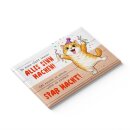 LANOLU – Kühlschrankmagnet – Katze Hauptsache Spaß – 8 x 5,5 cm
