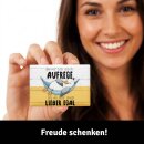 LANOLU – Kühlschrankmagnet – Möwe Lieber egal – 8 x 5,5 cm