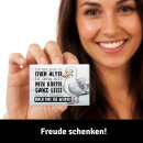 LANOLU – Kühlschrankmagnet – Möwe Mein Körper flüstert – 8 x 5,5 cm