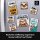 LANOLU – Magnet-Set – Faultiere – Mehrfarbig