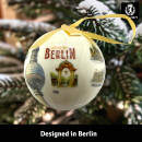 United1871 – Christbaumkugeln 6er-Set – Berlin Sehenswürdigkeiten – Ø 9 cm creme/mehrfarbig