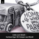 LANOLU – Schlüsselanhänger – Wohnmobil – Silberfarben