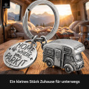 LANOLU – Schlüsselanhänger – Wohnmobil – Silberfarben